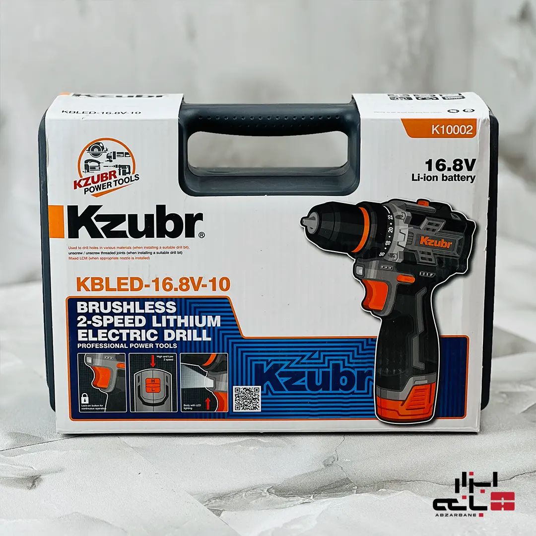 Шуруповерт KZUBR 16.8V размеры